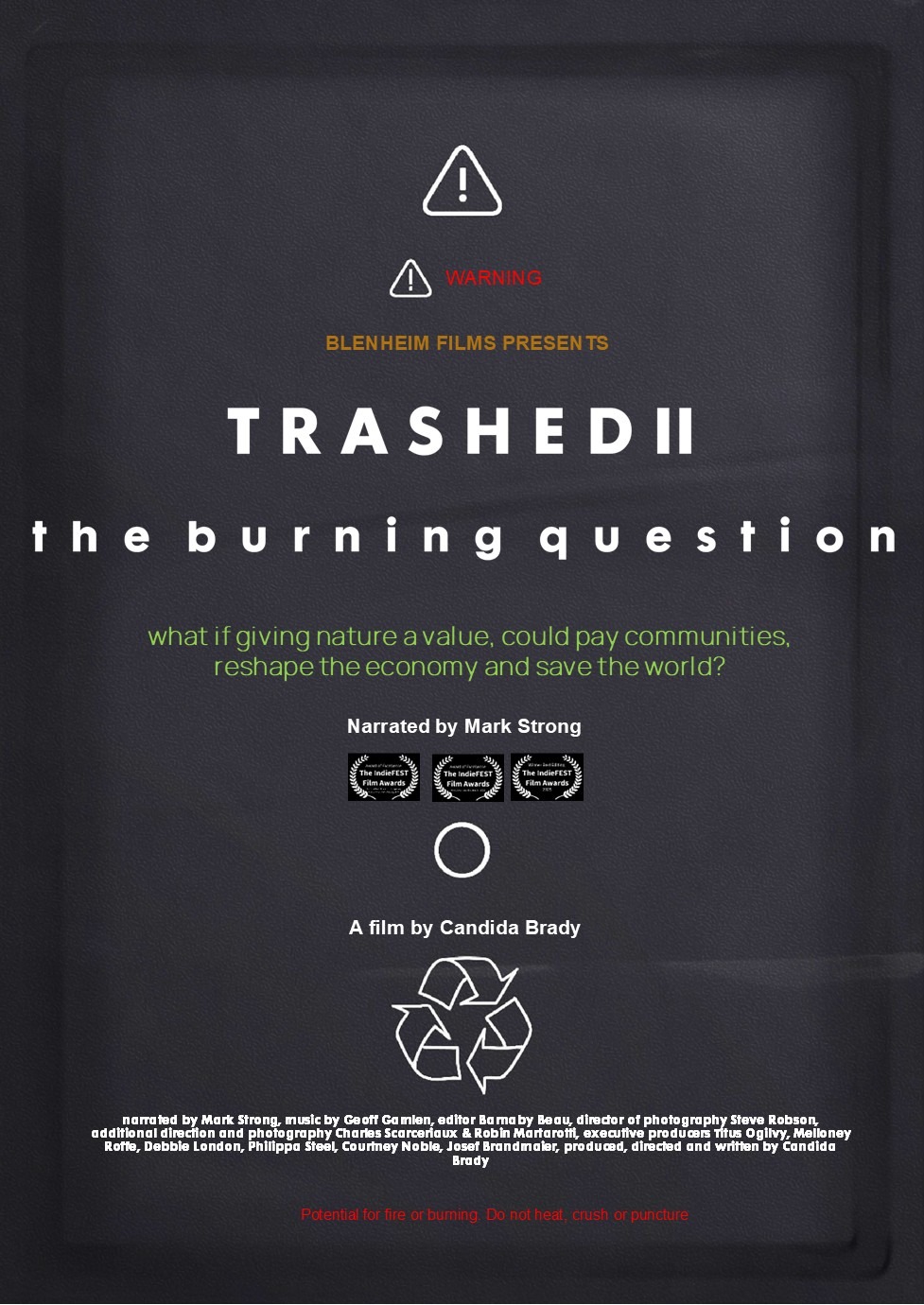 TBQ POSTER 25 The burning question enviromental film poster